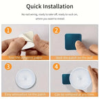 1pc Motion Sensor Night Light - Wireless LED Detector Lamp for Bedroom, Staircase, Closet, and Room Decor- TechNest
