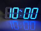 Purchase Products Clock 3D LED Digital Alarm Clock Wall Clock Time/date/temperature For Home/kitchen/office Clocks Decor Garden TechNest